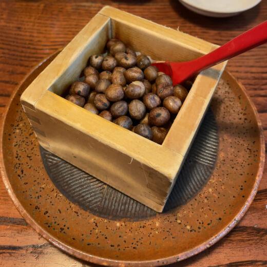 利久庵　赤えんどう豆